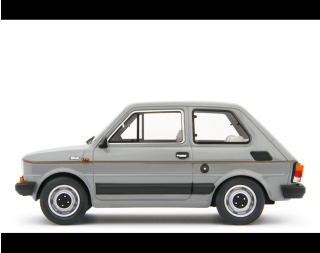 Fiat 126 Personal 4 Silver 1978 Grigio Laudoracing 1:18 Resinemodell (Türen, Motorhaube... nicht zu öffnen!)